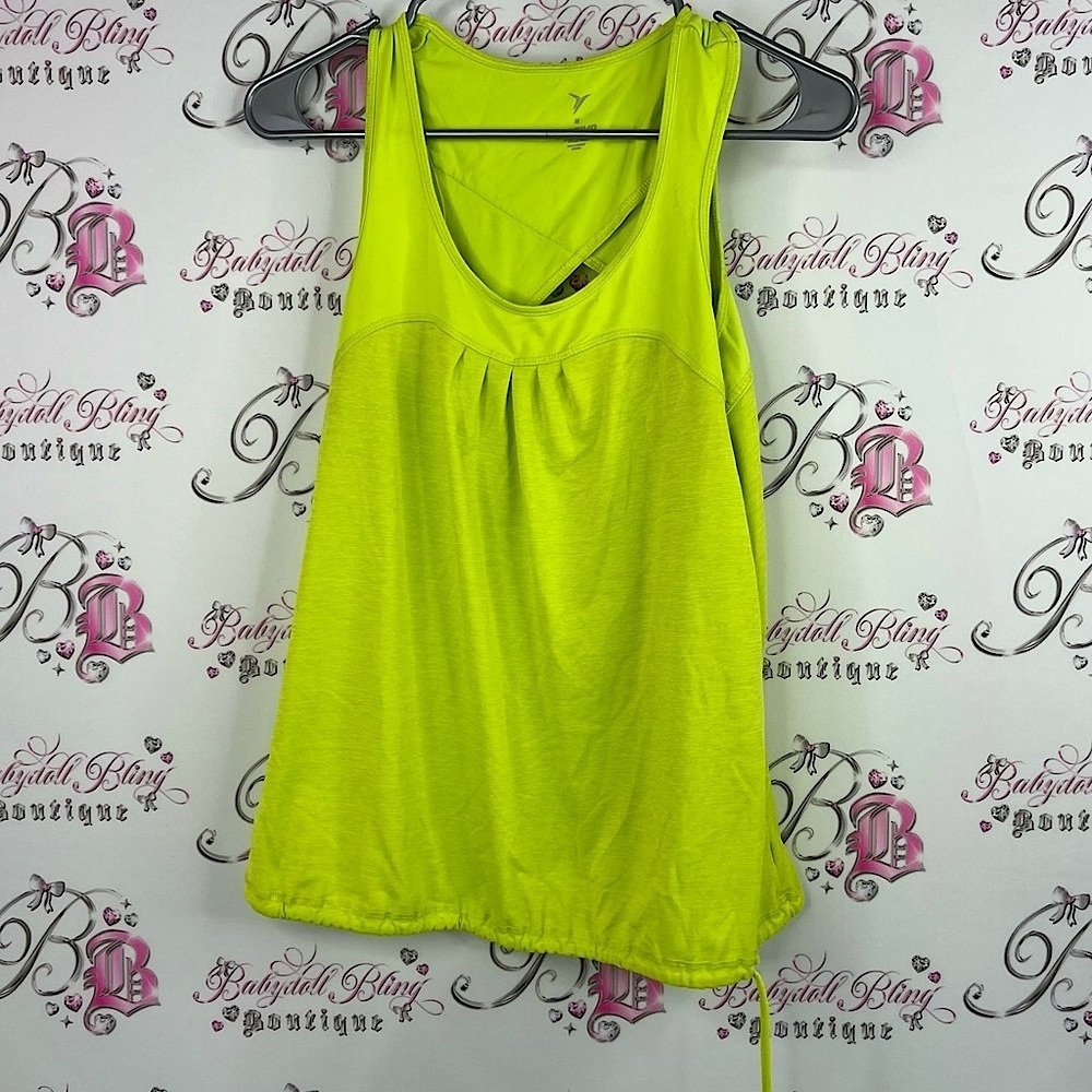 Oldnavy active tank top neon bright green Vibrant Yellow Women's Tank Top